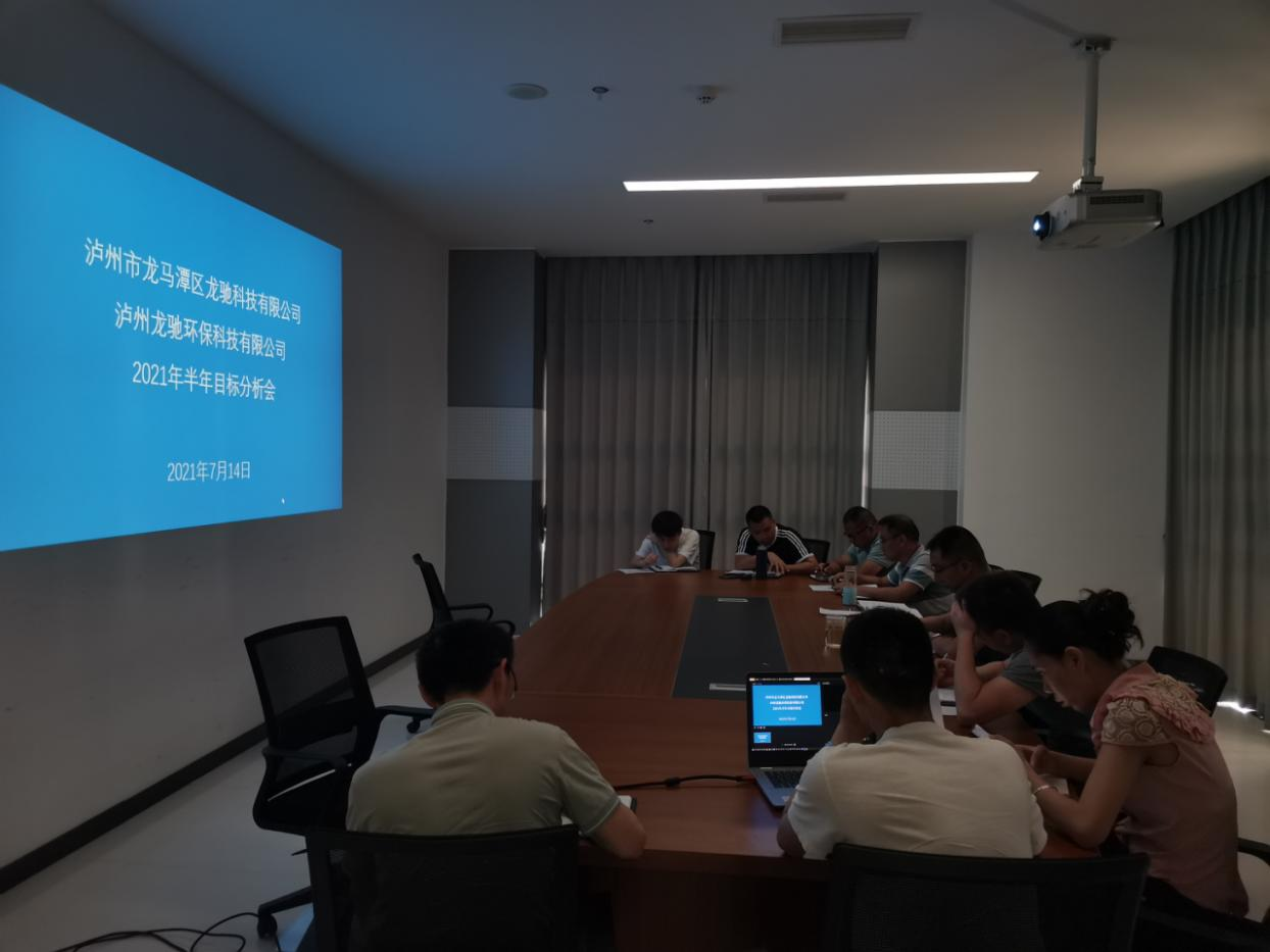 龍馳科技有限公司 召開(kāi)2021年半年指標分析會(huì )